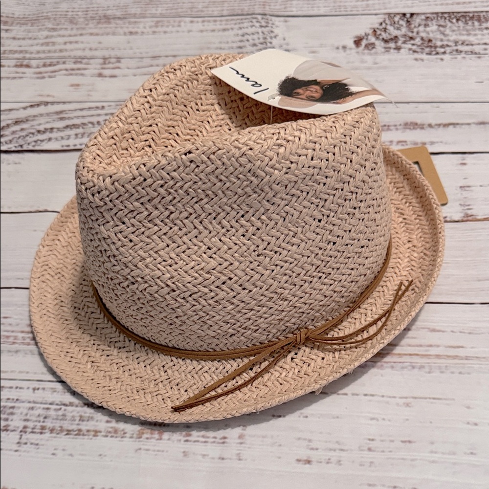 Stylish Blush Pink Fedora Hat‎ NWT